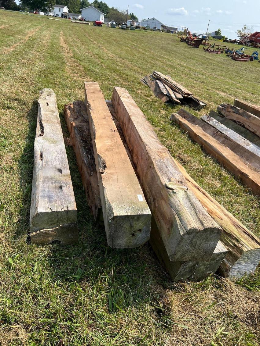 Image for 6 Cedar Posts (Virginia) Approx. 10x10x13 (Various Condition)