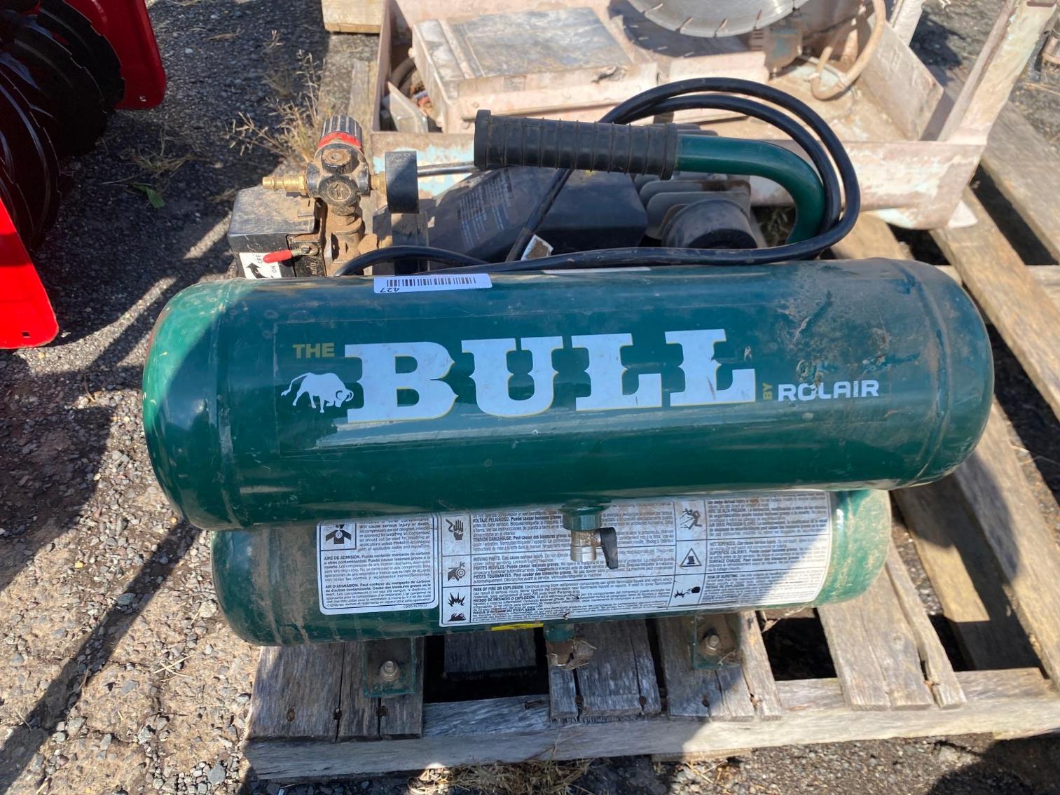 Image for The Bull 2 HP, 4.3 Gal, Twin Stack Air Compressor