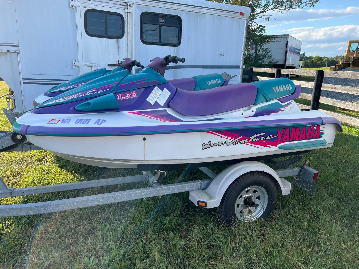 Image for 2 1996 YAMAHA Jet Ski's and 2004 EZ Loader Boat Trailer, with new wheels and tires