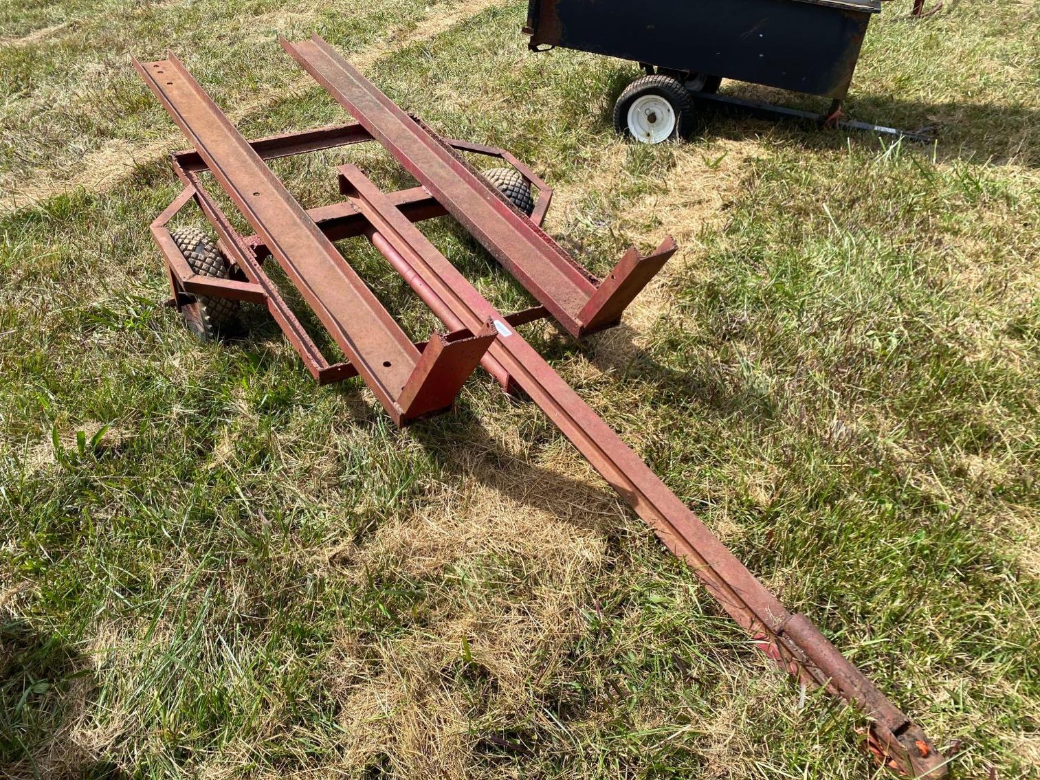 Image for Homemade Trailer, 4.5FTX8FT with wheel stops for front wheels of cargo- NO TITLE