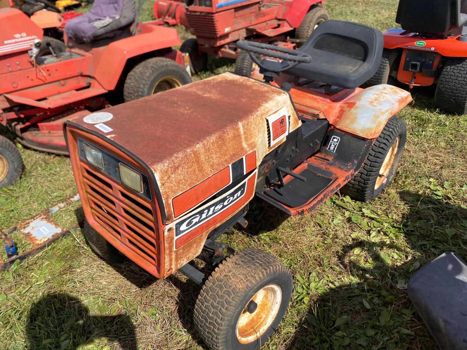 Image for Gilson Garden Tractor, 1hp, Per seller- needs carb work to run