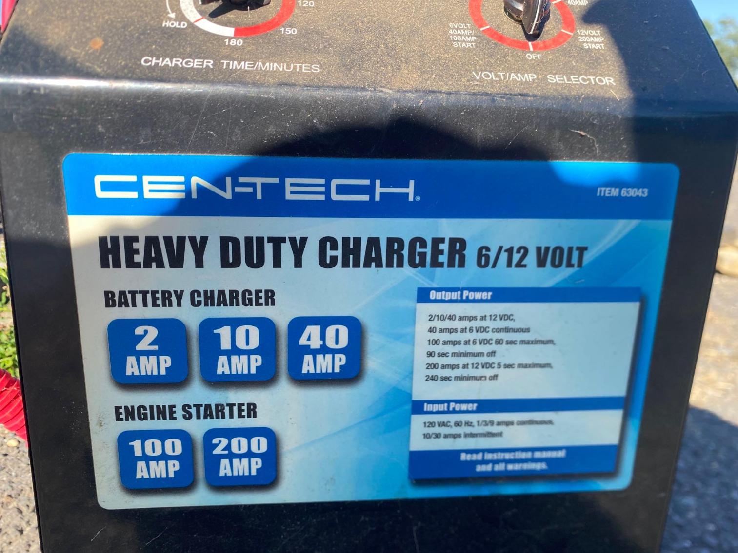 Image for Cen-Tech Heavy Duty Battery Charger