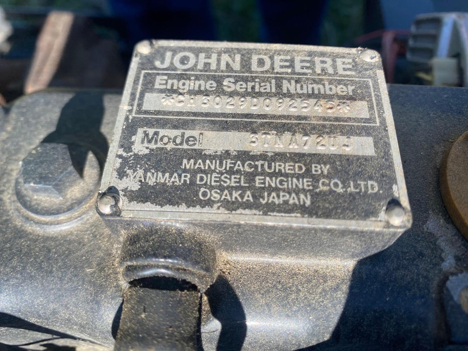 Image for John Deere F935 Front Deck Mower, Per Seller Will Run Needs Battery, Bent Levers