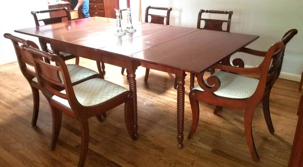 Deprecated 208auctions, 1940 S Dining Room Table And Chairs Set Of