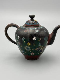 japanese-meiji-period-cloisonne-miniature-teapot