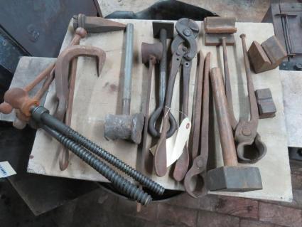 10-assorted-blacksmiths-tools