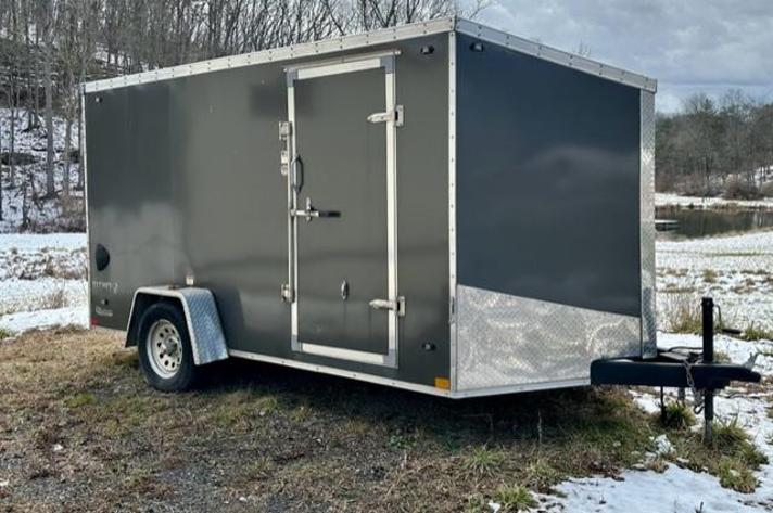 New Myers Wingman Plow and Nice Enclosed Trailer