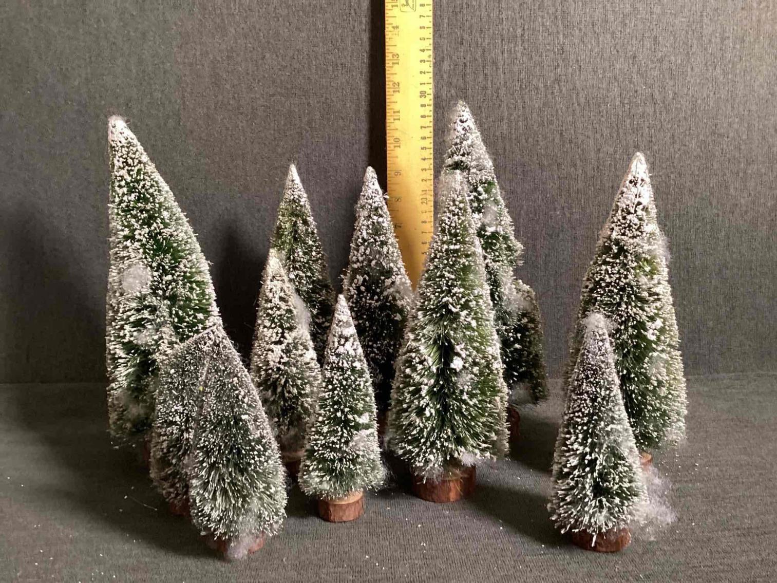 Image for Lefton Bottle Brush Christmas Trees