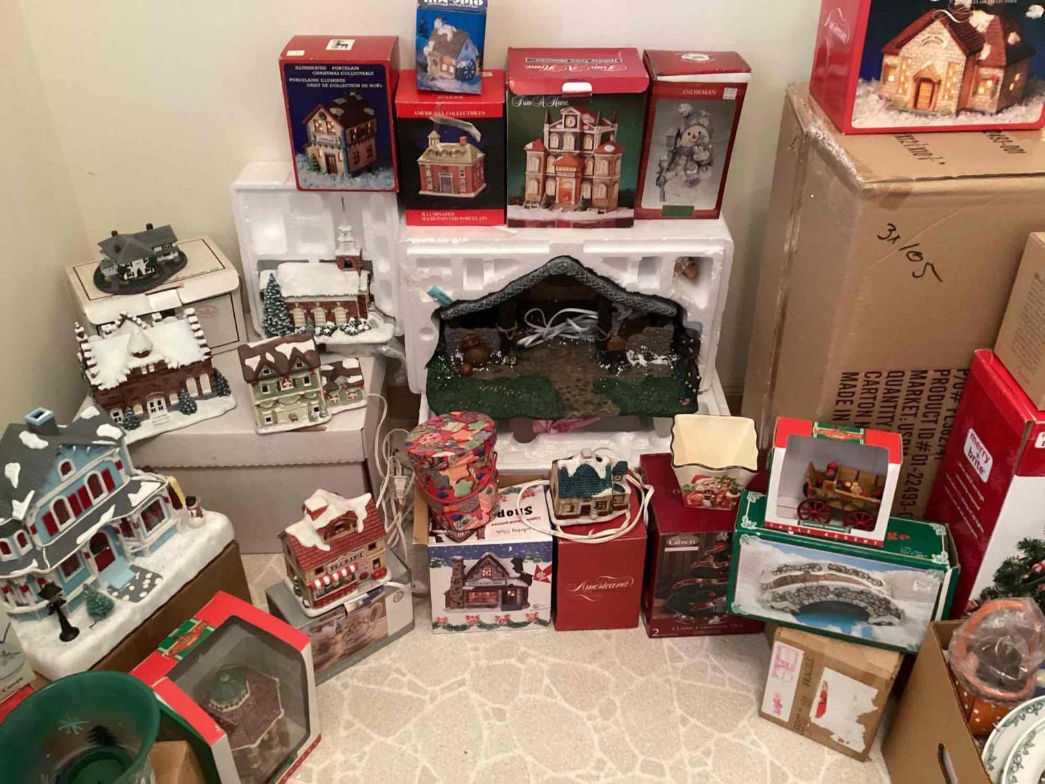 Image for Large Lot of Christmas Decorations