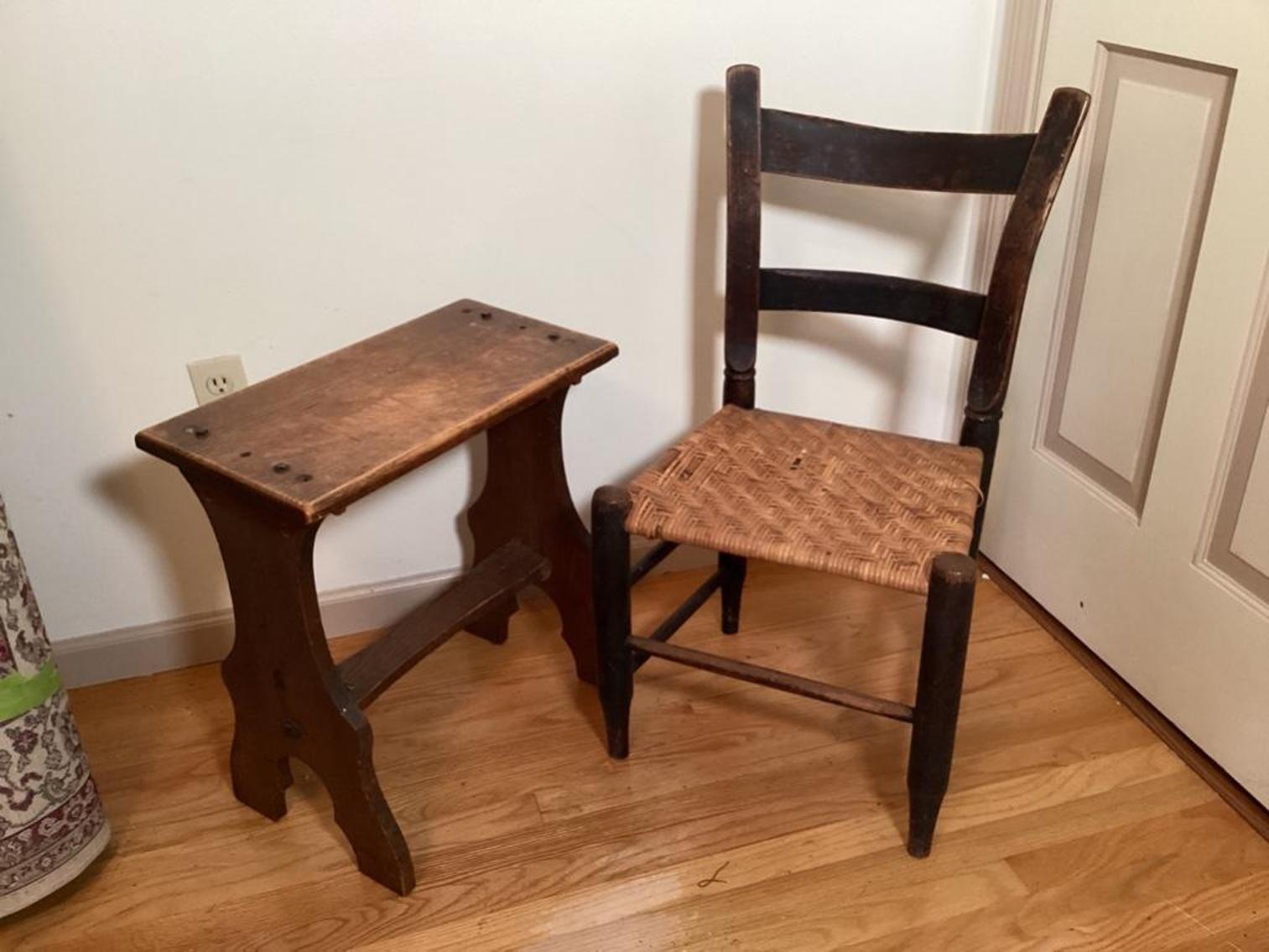 Image for Great Road Chair and Antique Table