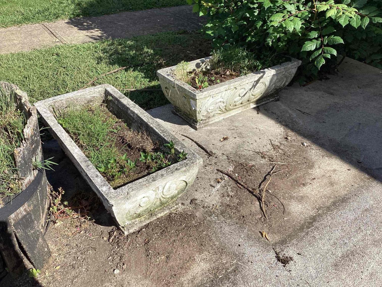 Image for Two Concrete Planters