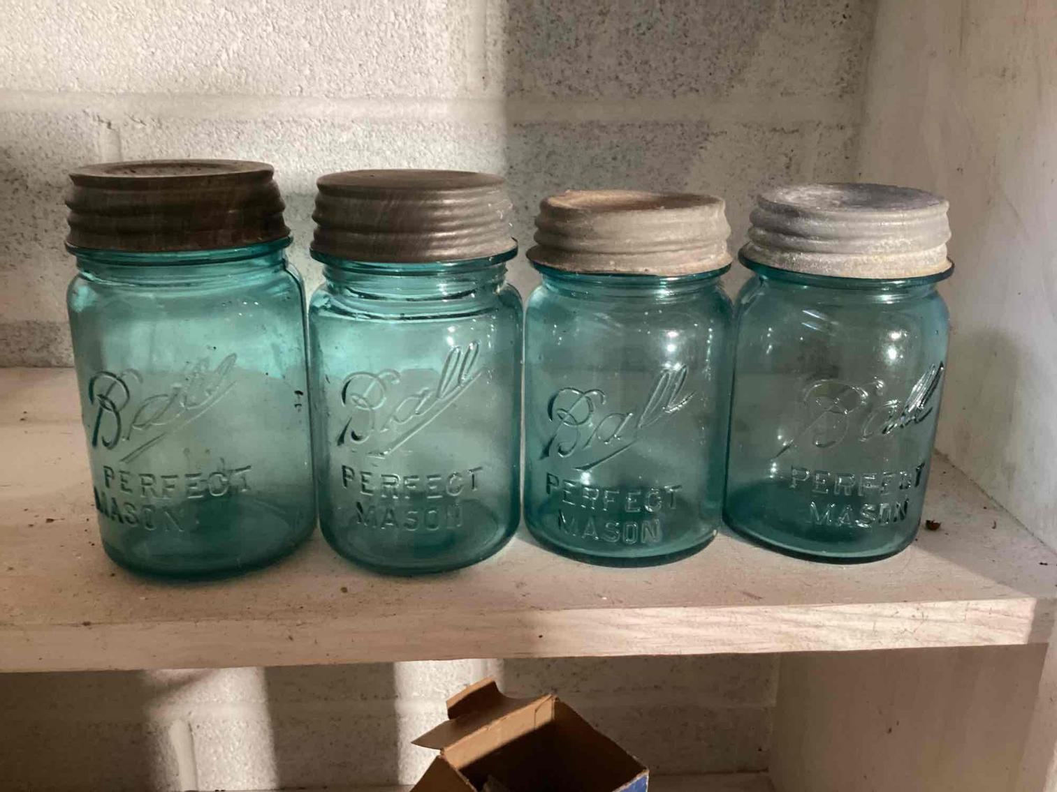 Image for Blue Fruit Jars Pints