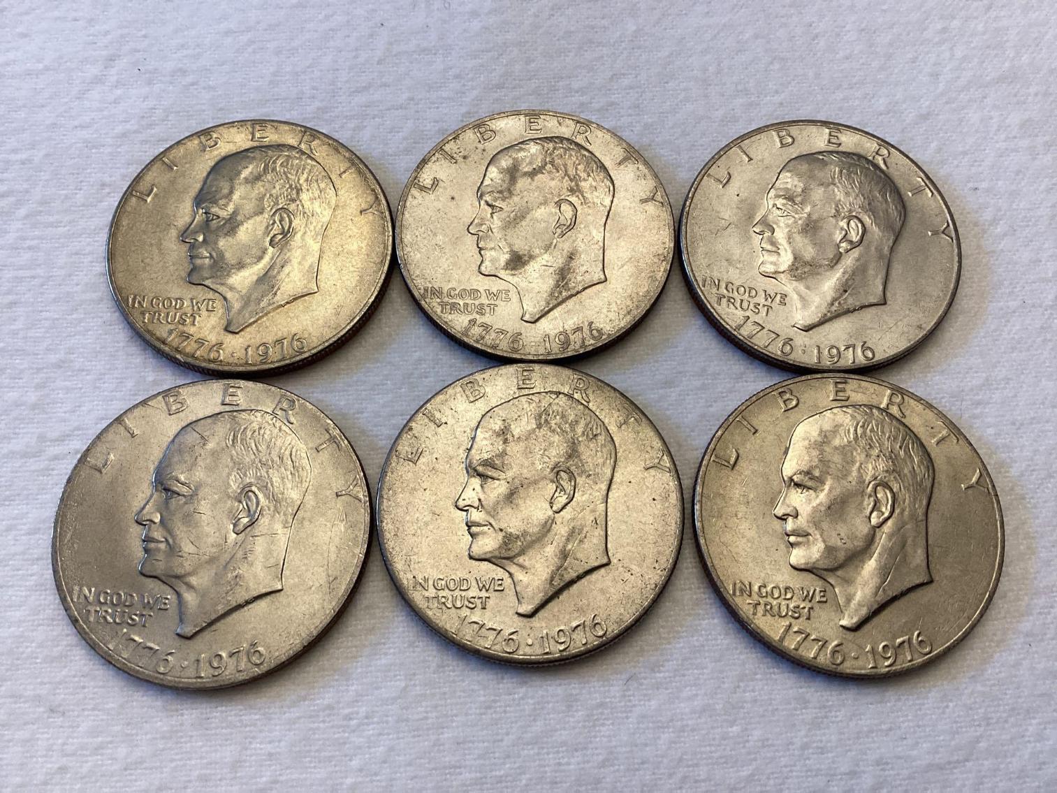 Image for Bicentennial Eisenhower Dollars 