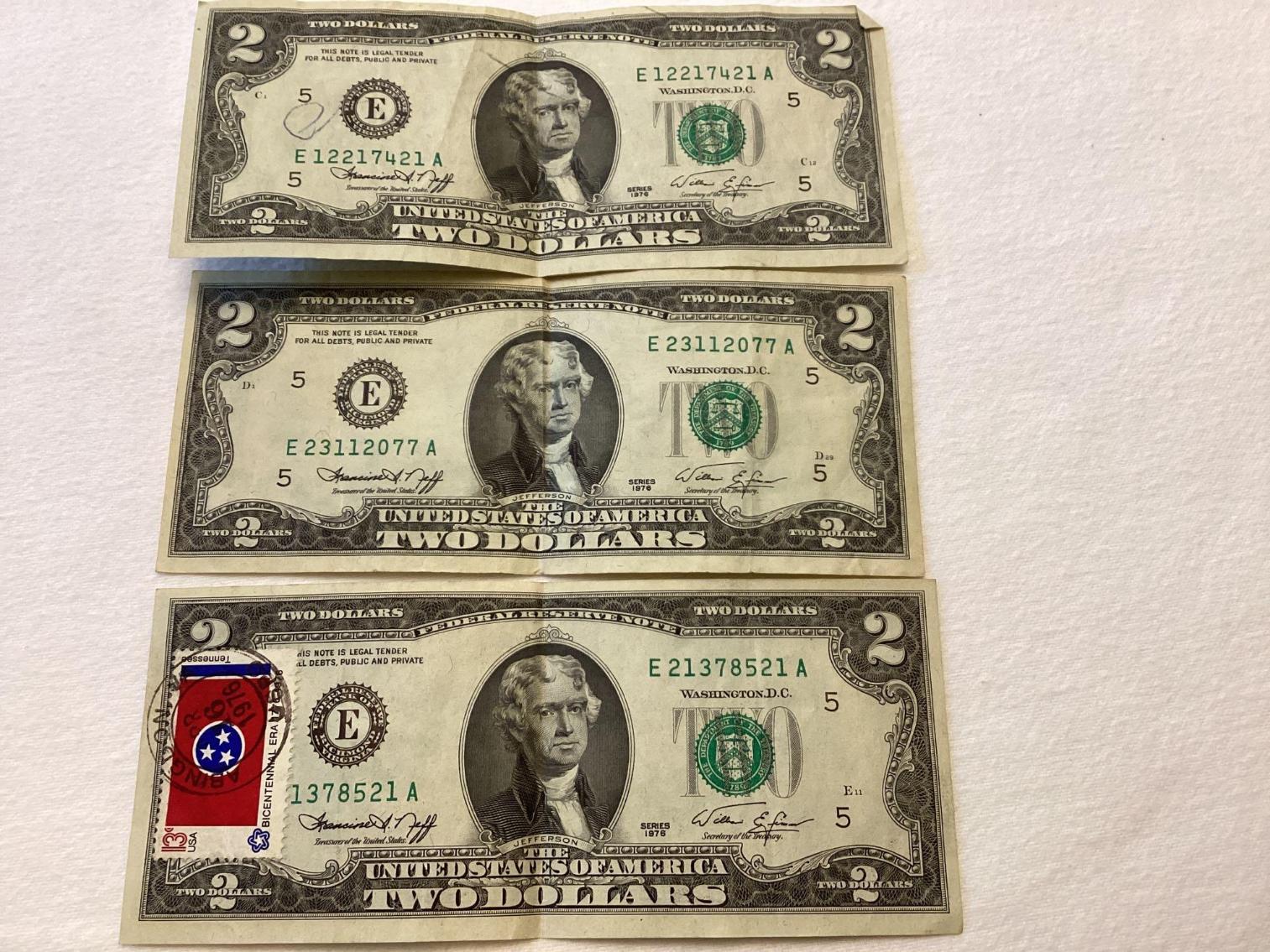 Image for 1976 $2 Bills