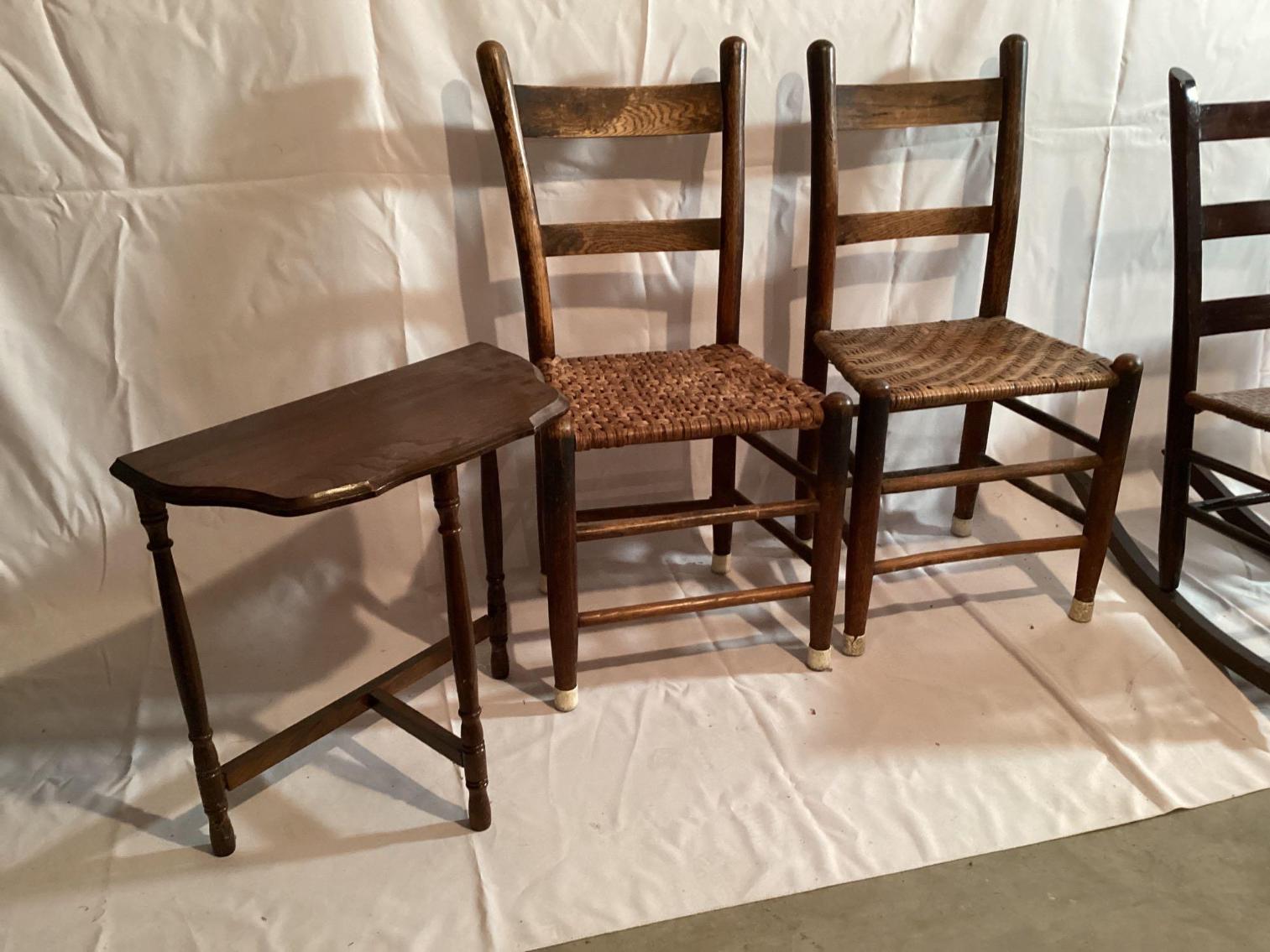Image for Counrty Chairs, Stool, Half Table