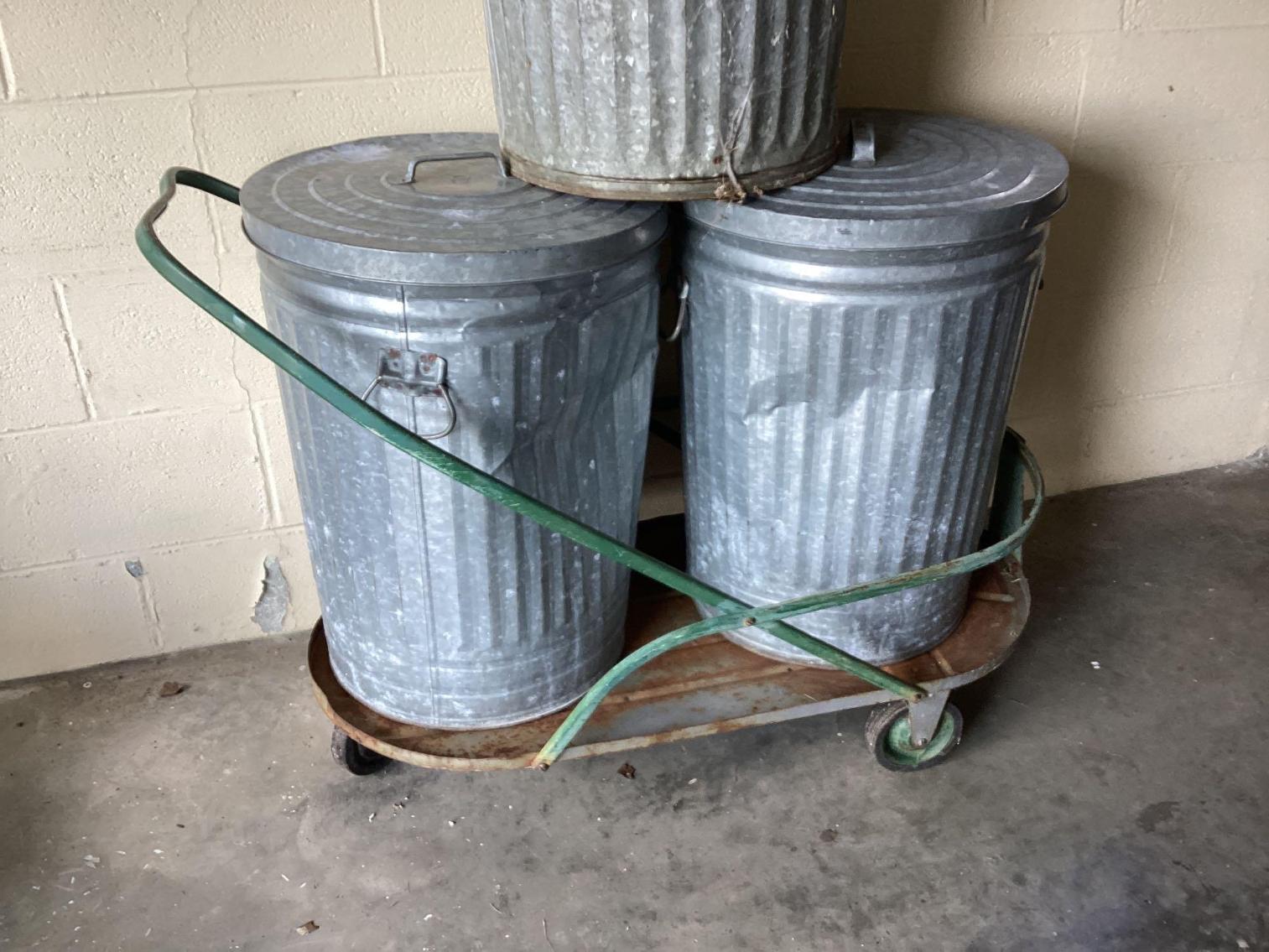 Image for Trash Cans and Cart