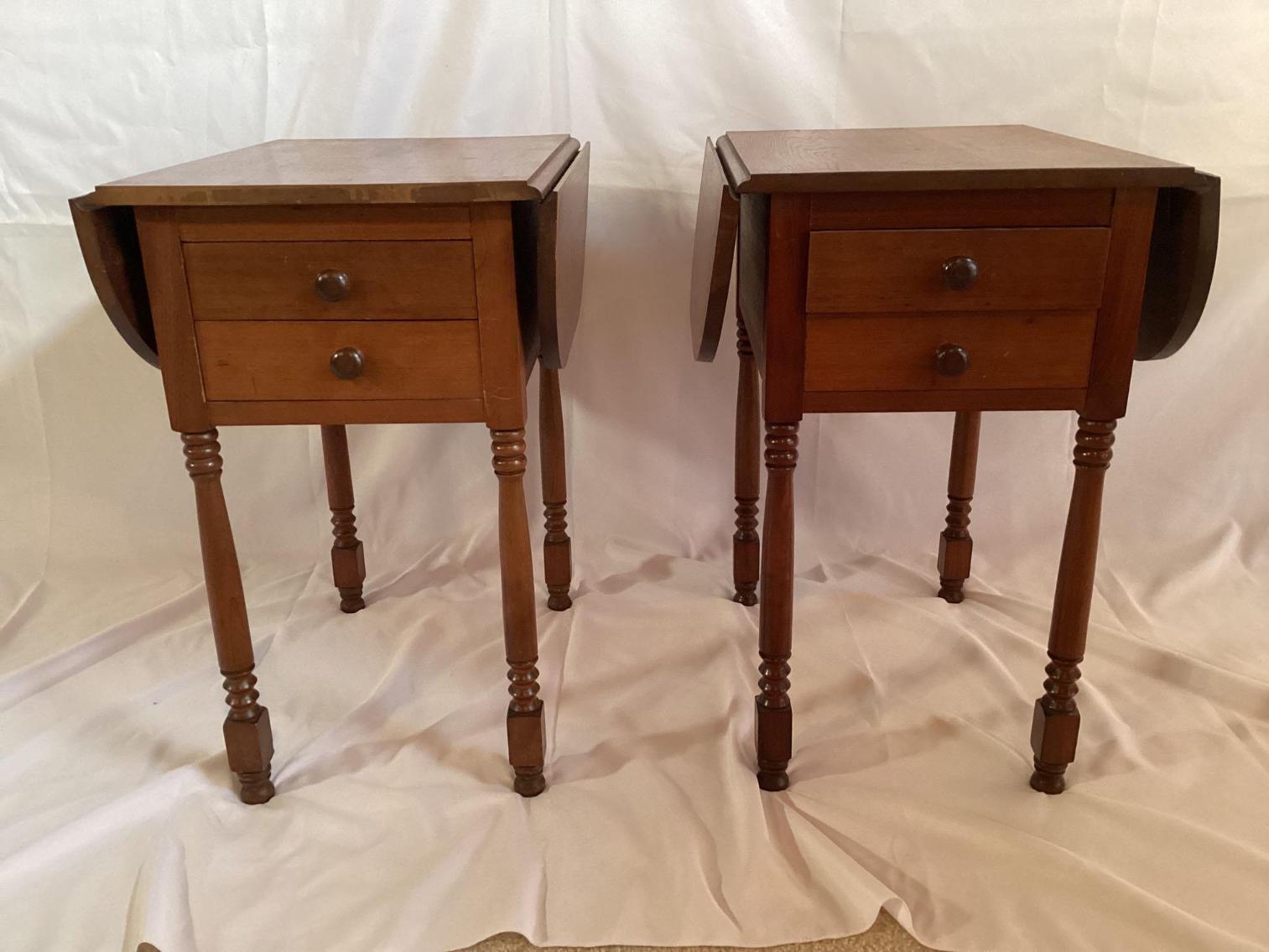 Image for Pair of Walnut Tables