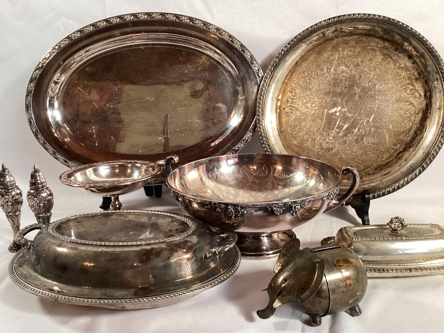 Image for Silver Plated Platters & More