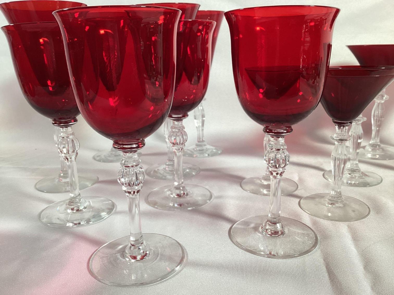 Image for Red Stemware
