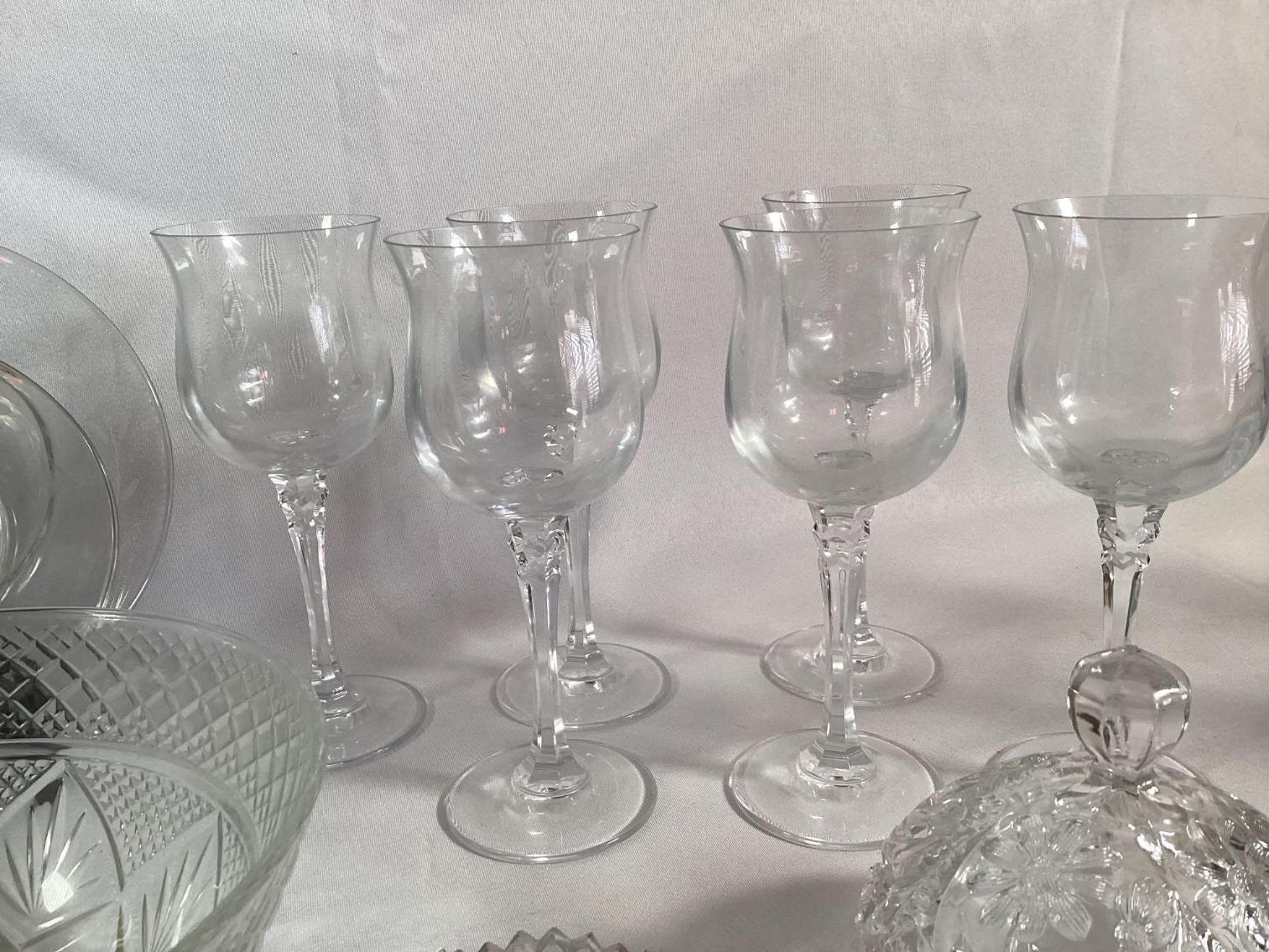 Image for Lot of Mixed Pressed Glass