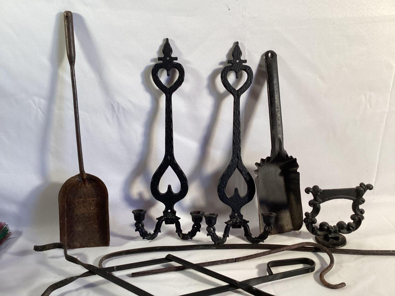 Image for Candle Sconce and Fire Tools