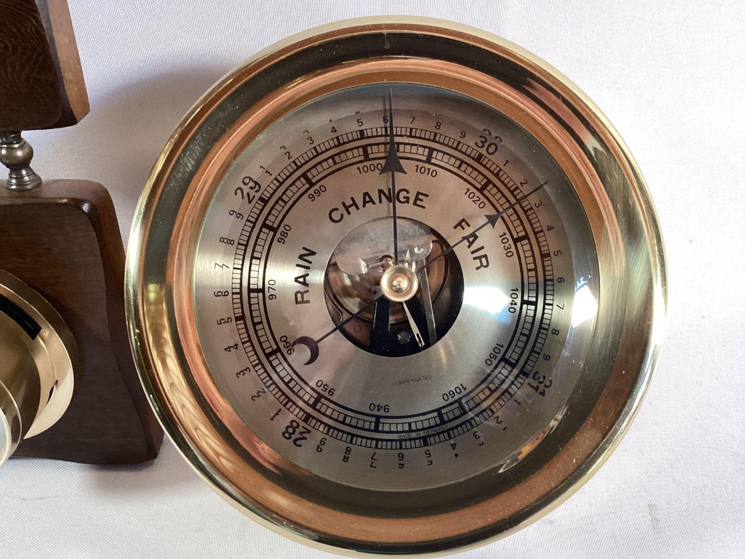 Image for Weather Station and Brass Barometer