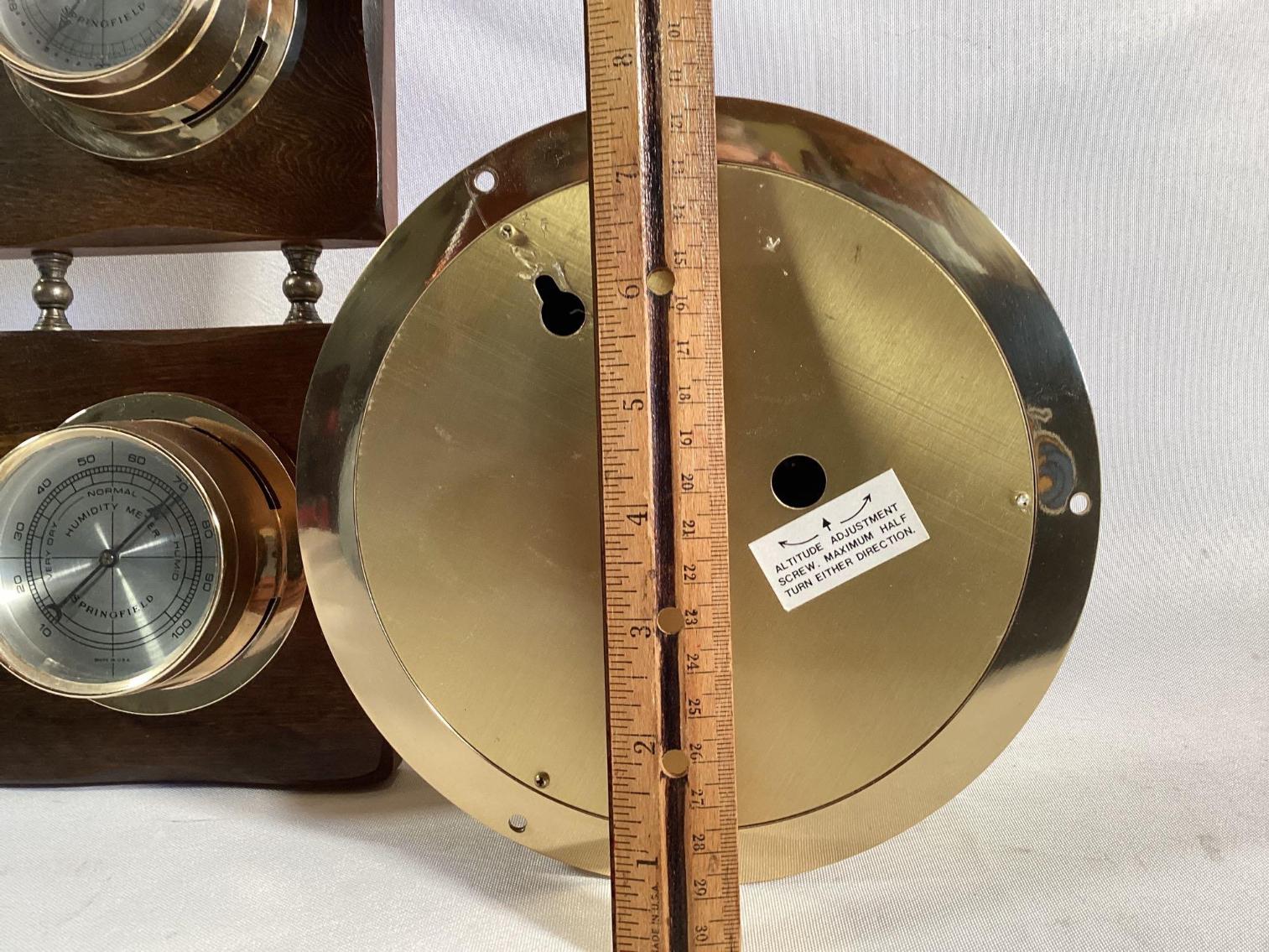 Image for Weather Station and Brass Barometer