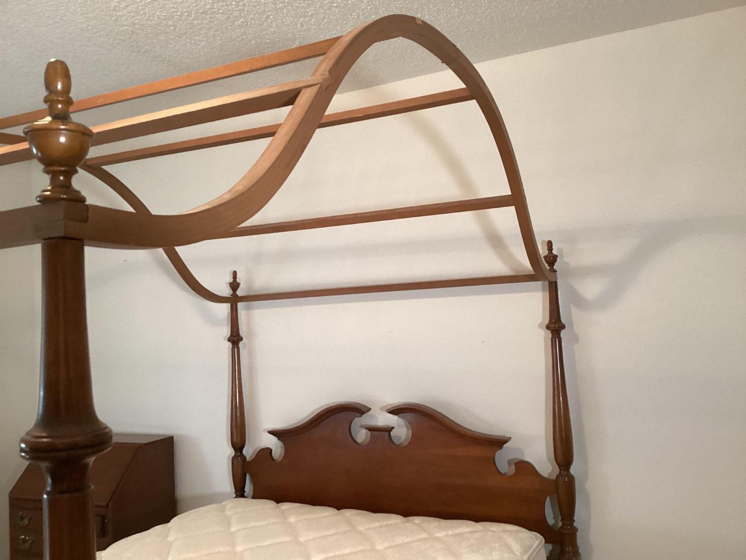 Image for Full Size bed with Canopy frame 