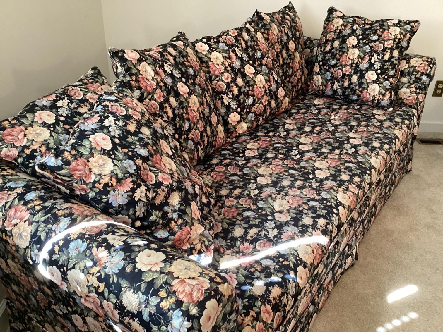 Image for Sofa in Floral Upholstery