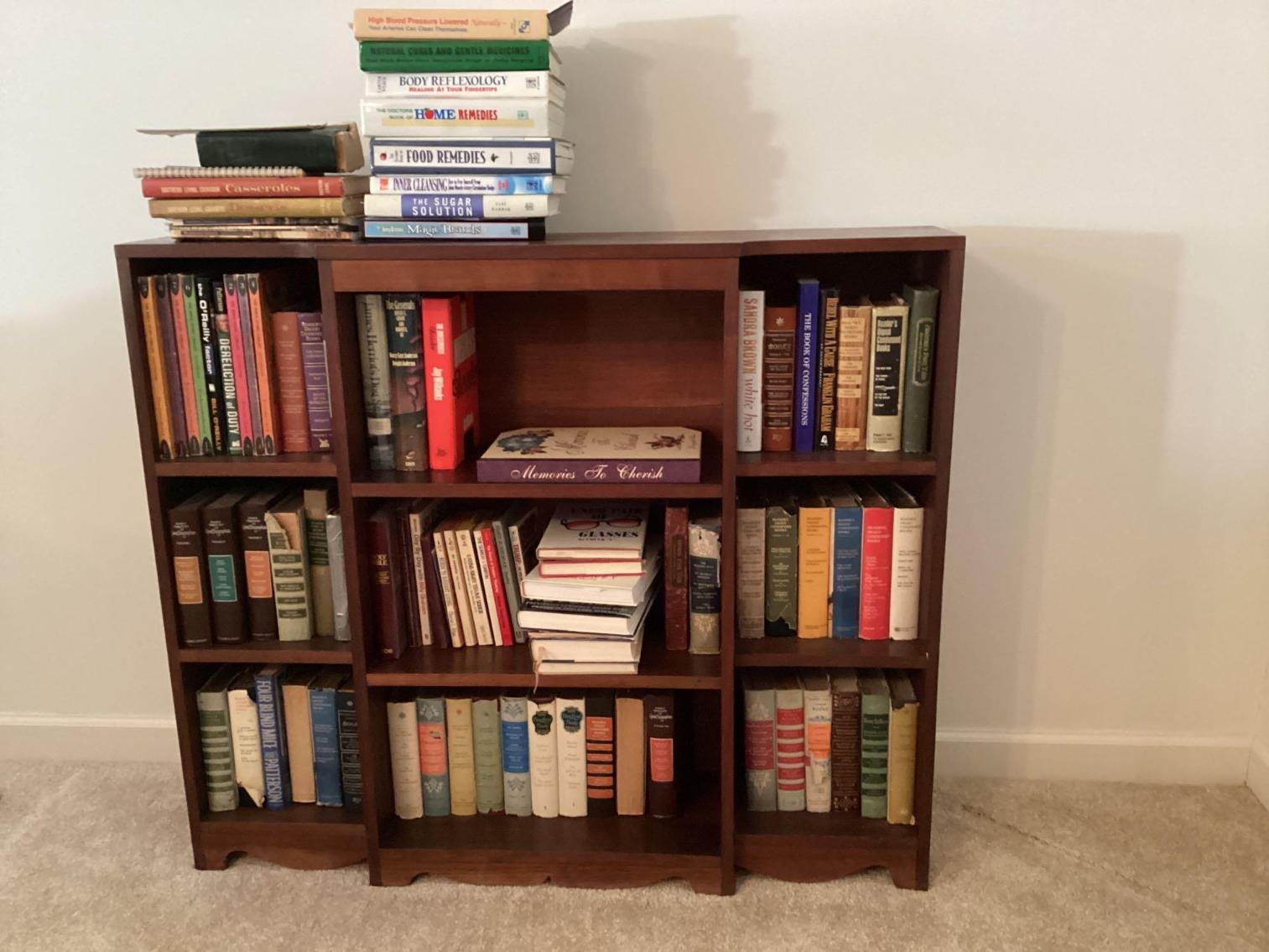 Image for Books in Solid Bookcase