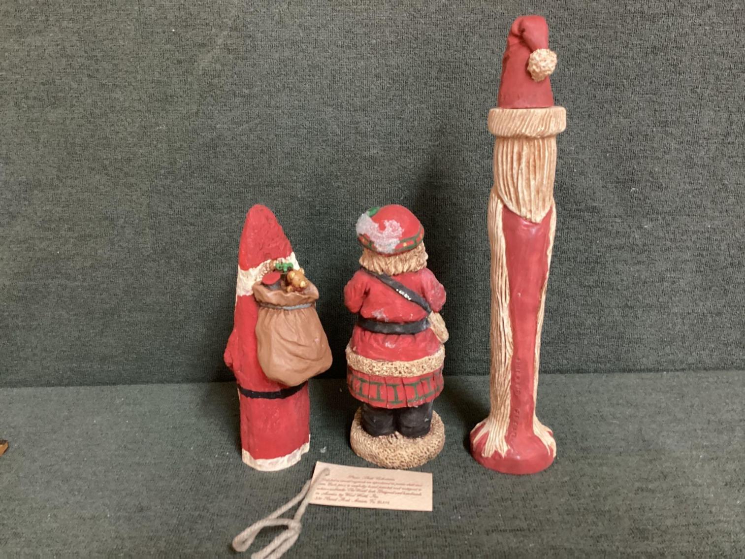 Image for Wood World Santas Made in Marion, VA 