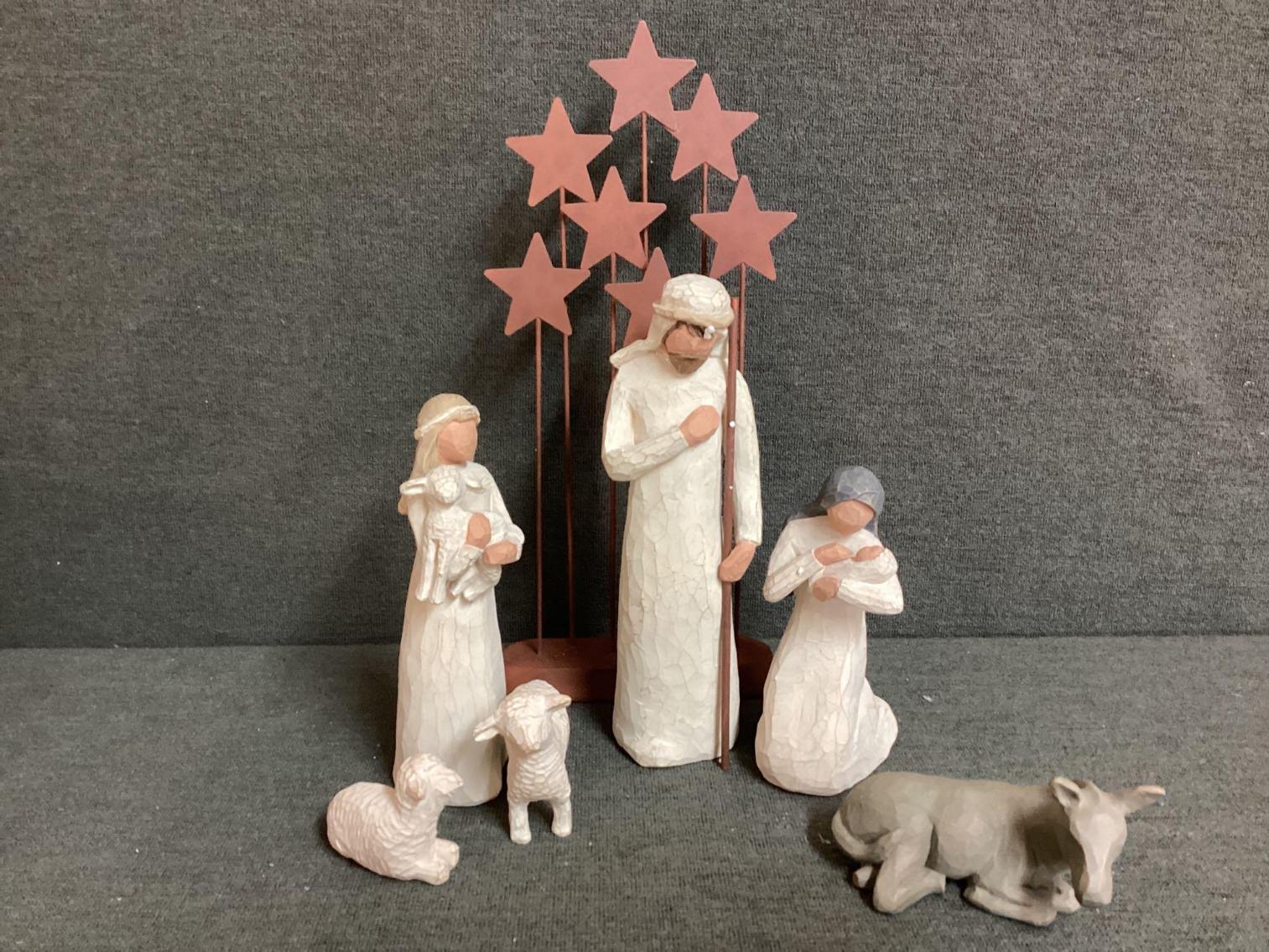Image for Willow Tree Nativity and Backdrop