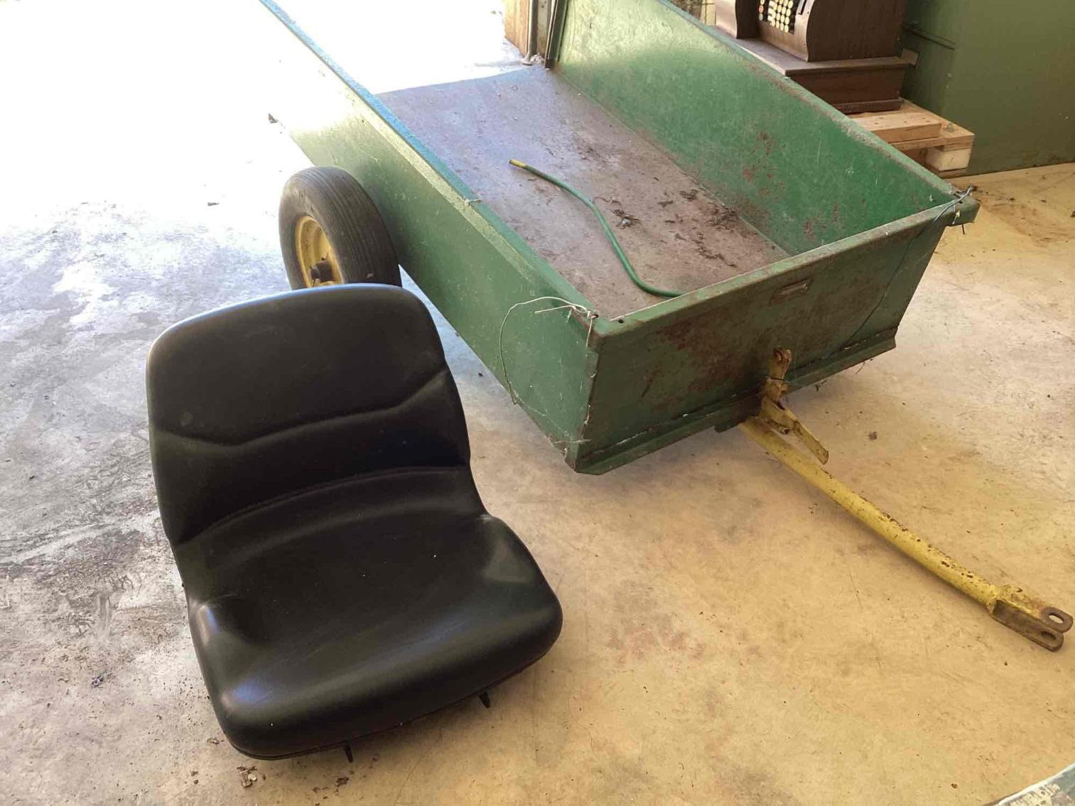 Image for John Deere Lawn Wagon and New Seat