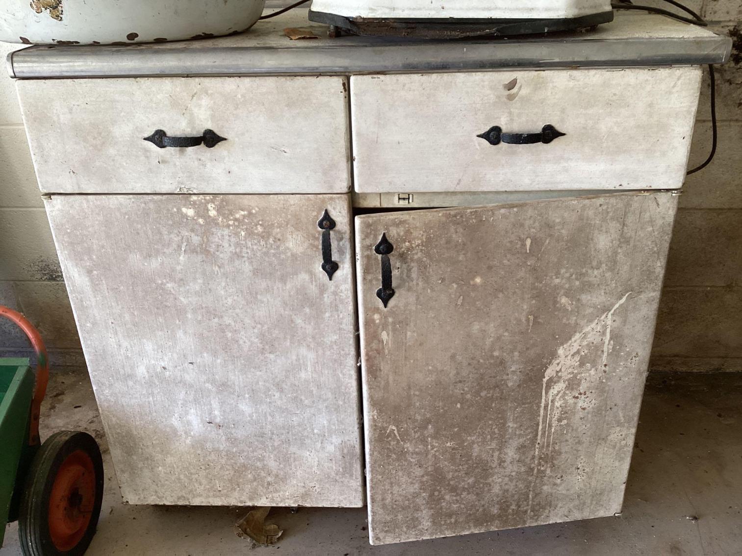 Image for Metal Cabinet, Scales, and Basin
