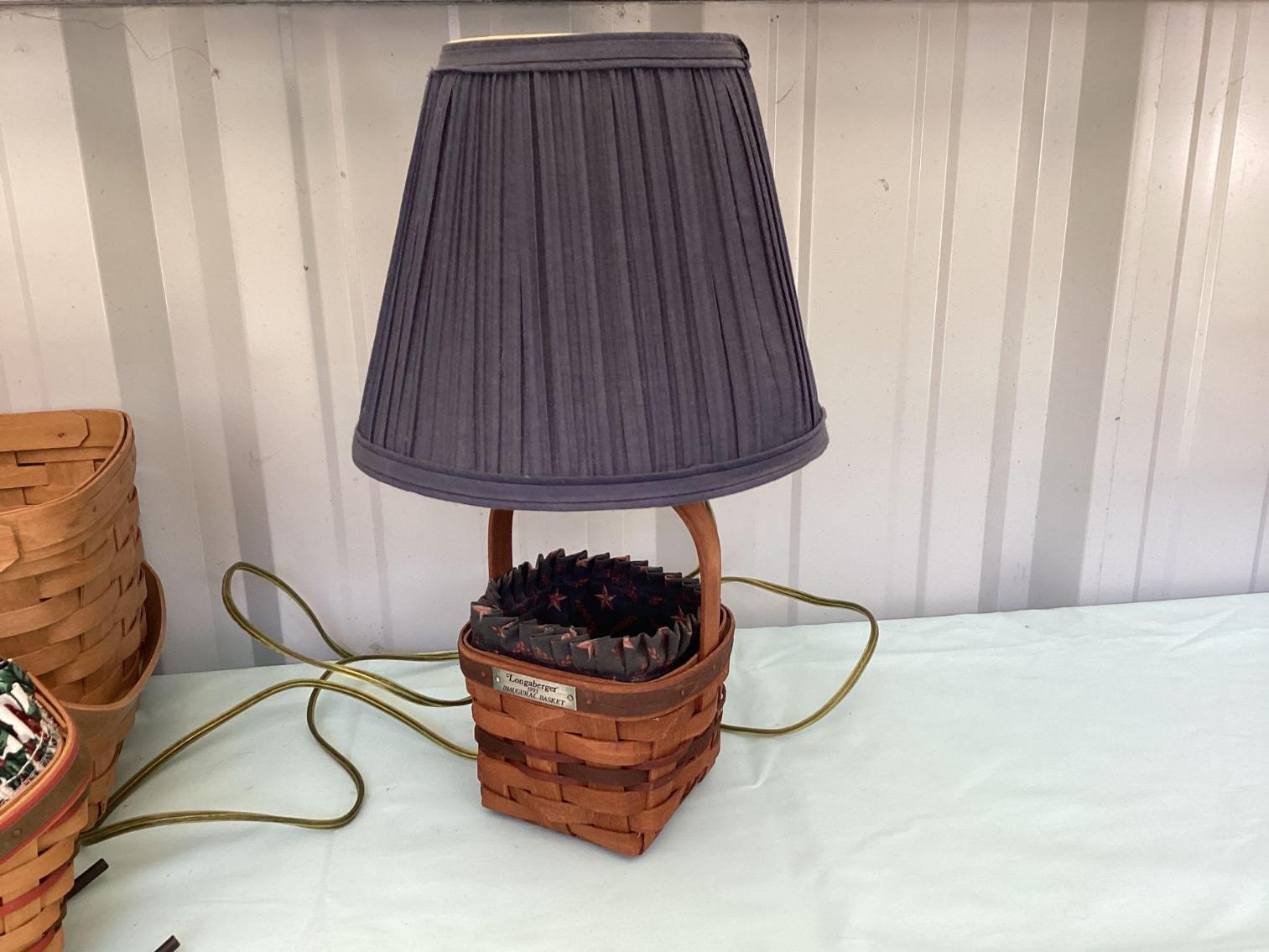 Image for Longaberger Baskets and Lamp