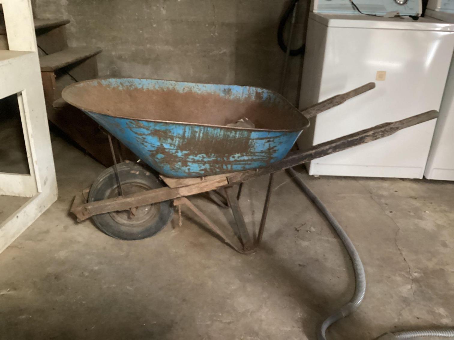 Image for Wheel Barrow and Trash Cans