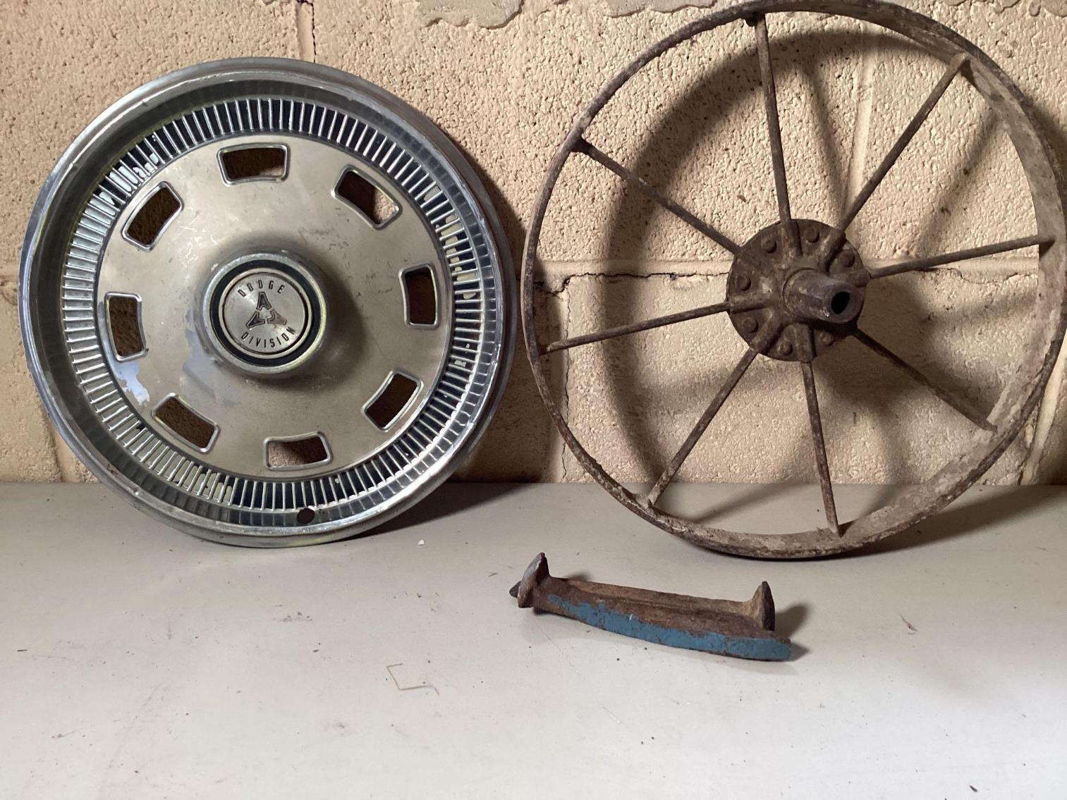 Image for Cast Iron Wheel, Hub Cap and more