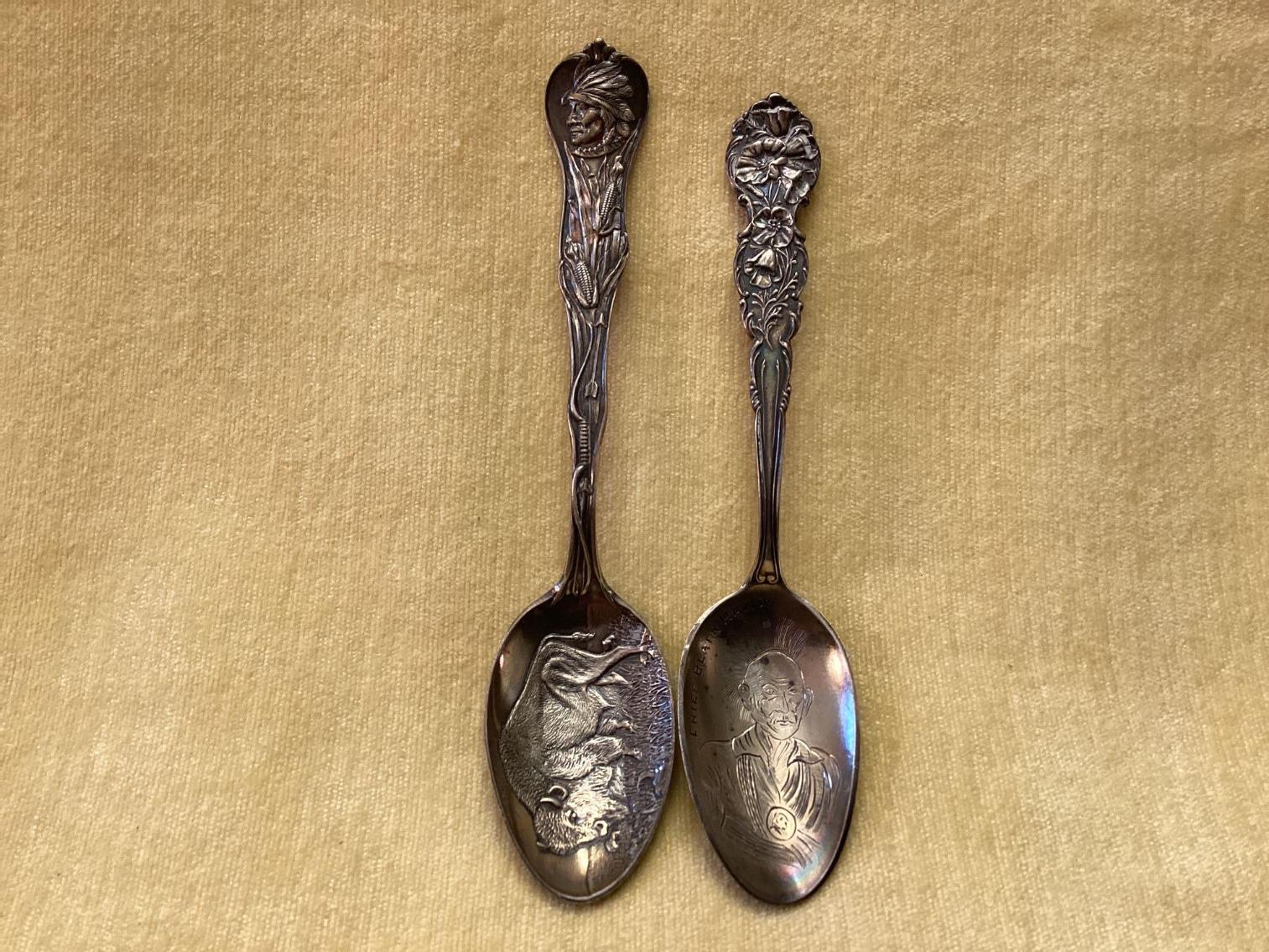 Image for Sterling Silver Native American Chief Collector Spoons