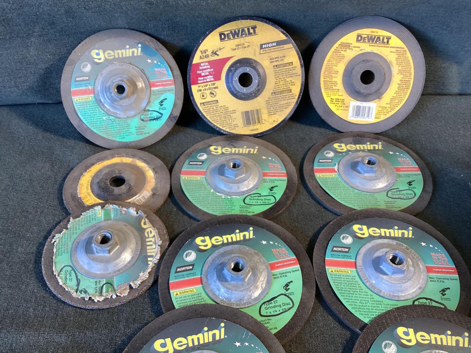 Image for Mixed Used & New Grinder Blades