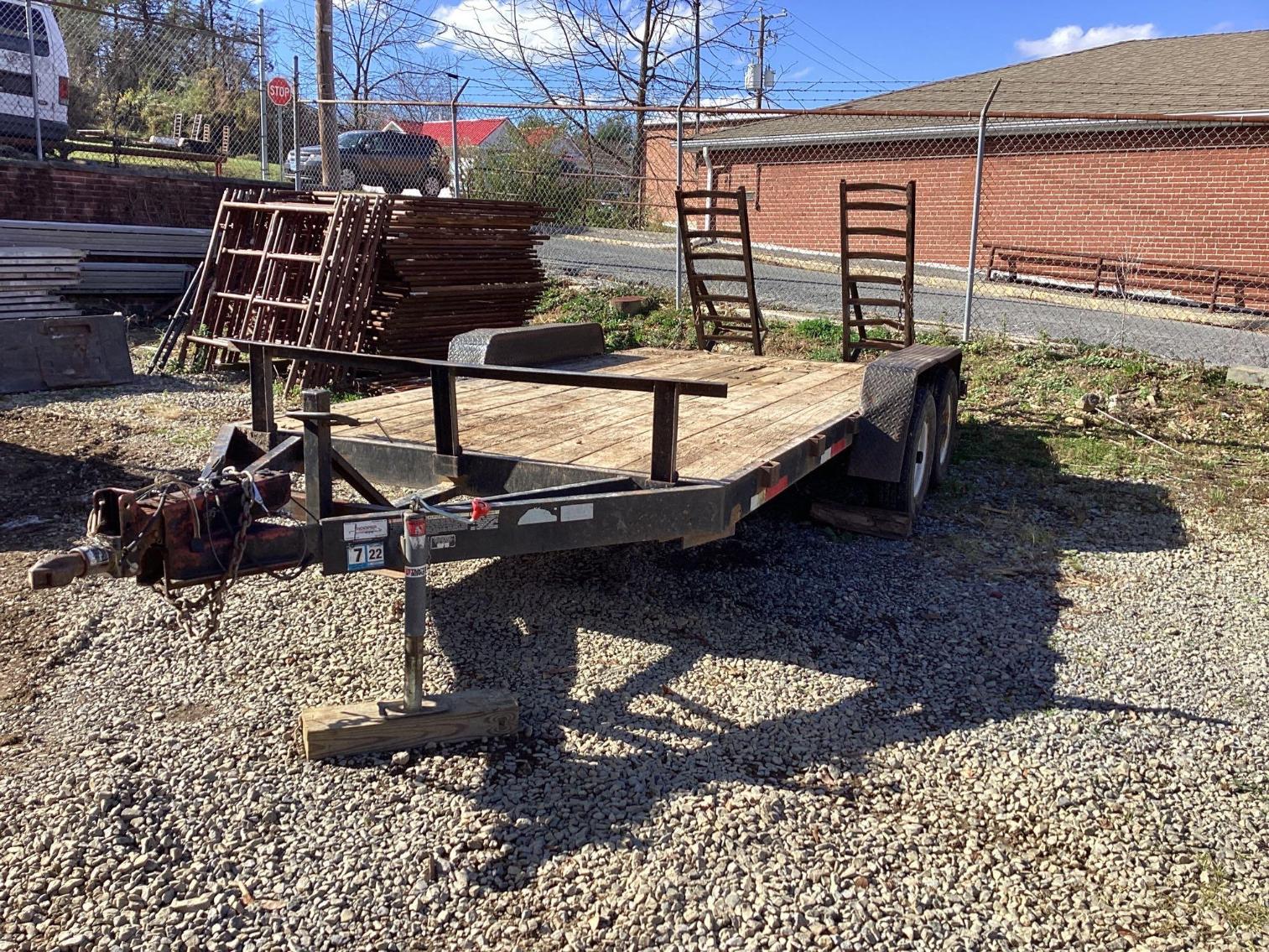 Image for 10,000 Lb Dual Axel Trailer - 2013  With Title - Hydraulic Surge Brakes
