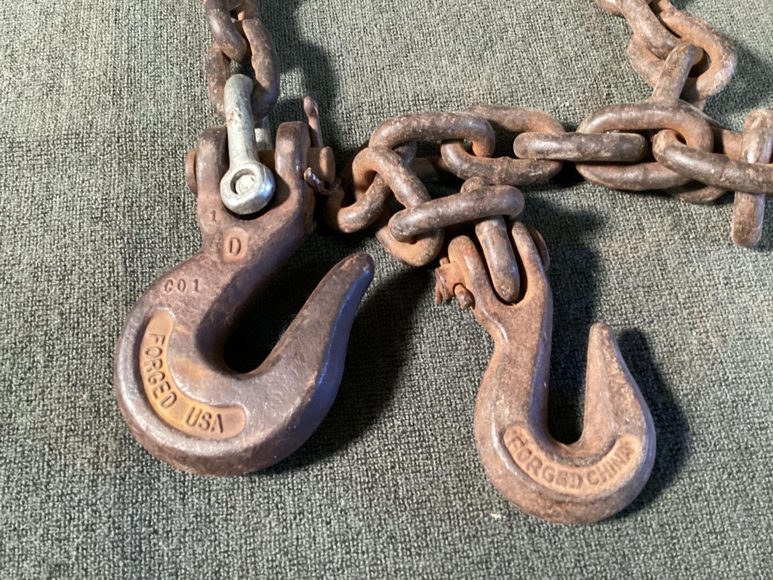 Image for 12ft Chain with 1/4 inch and 3/8 hooks