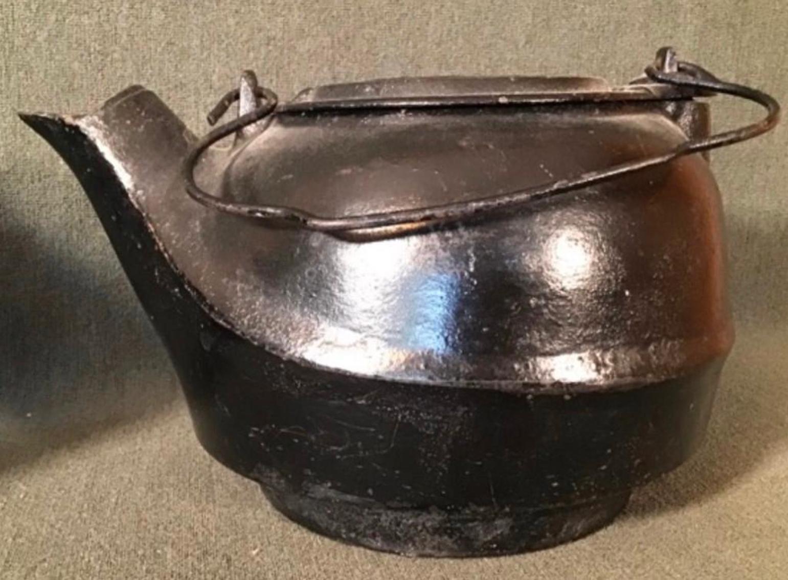 Image for Cast Iron Pot And Tea Kettle