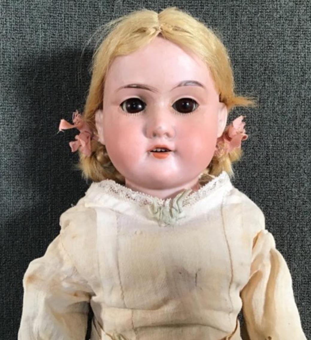Image for Armand Marseille Straight Wrist Doll With Kid Leather Body