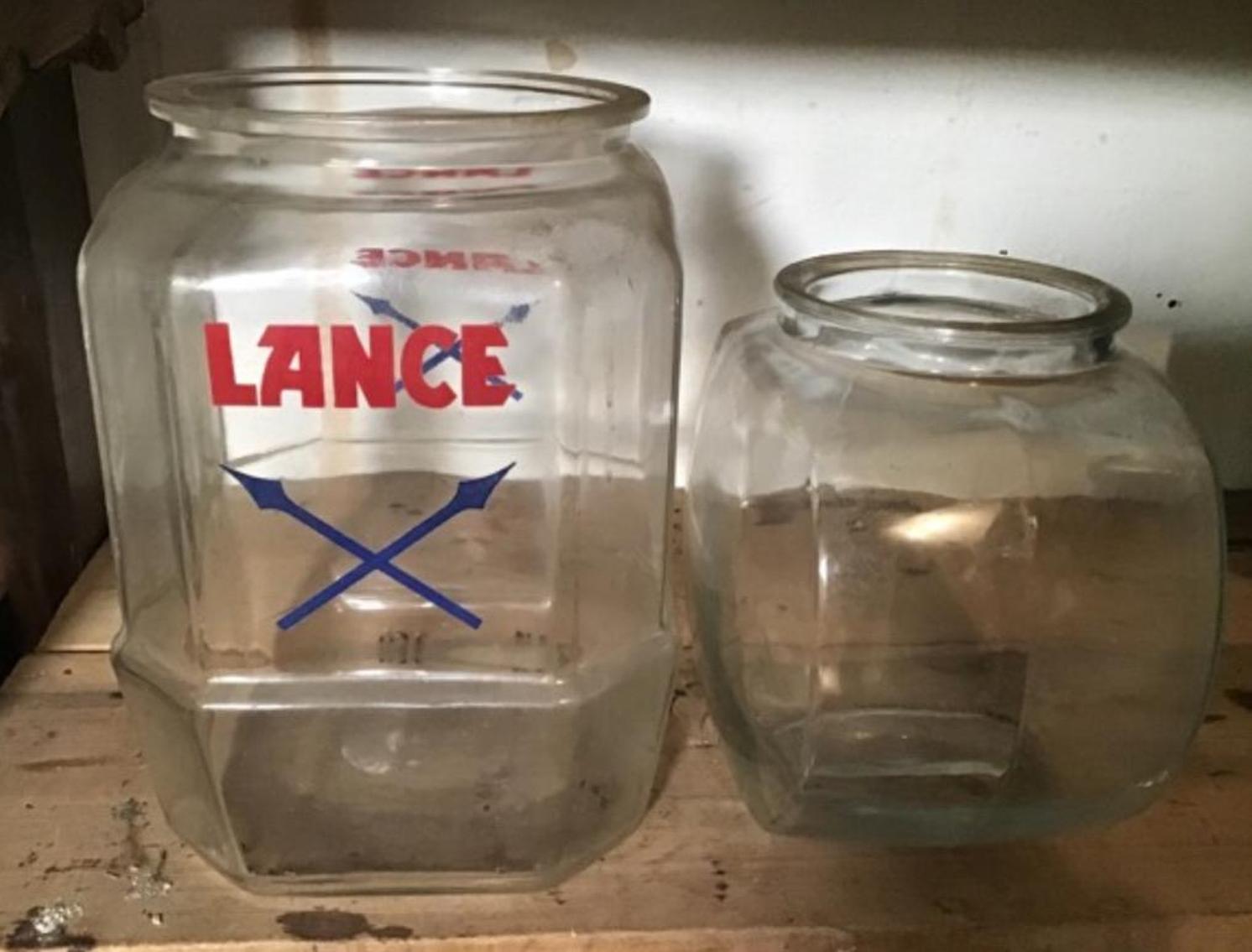 Image for Two Store Counter Jars - Lance - No Lids