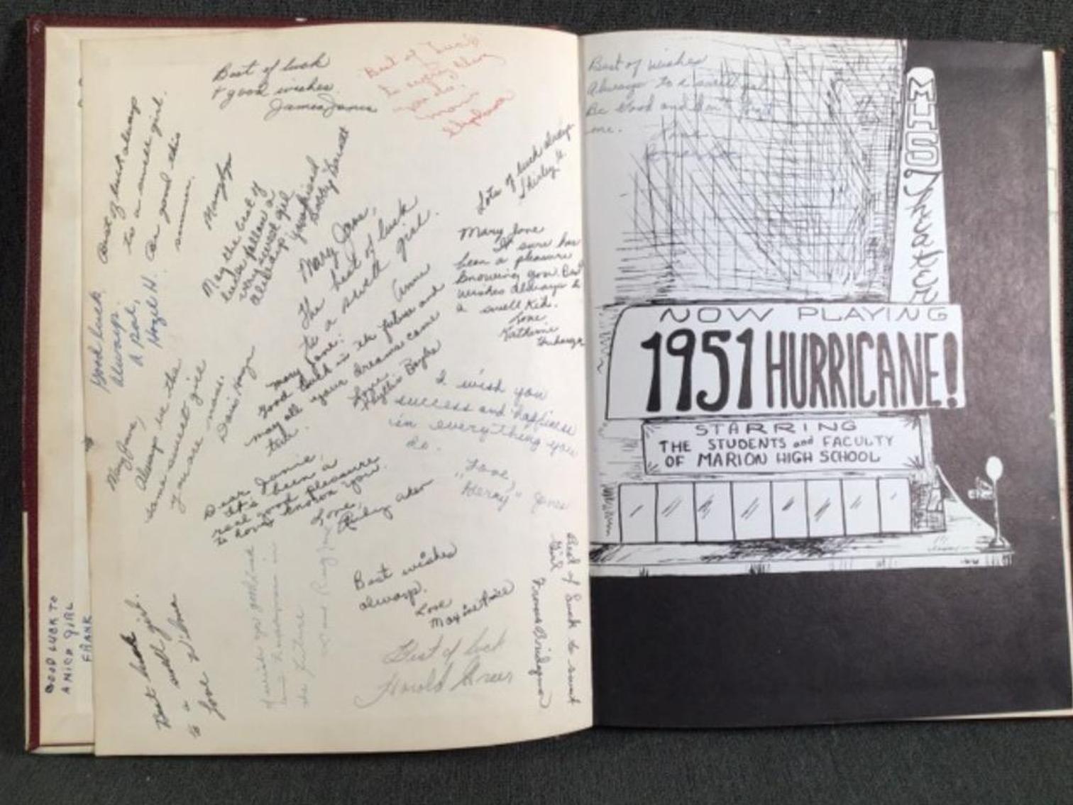Image for 1951 Hurricane Marion High School Year Book