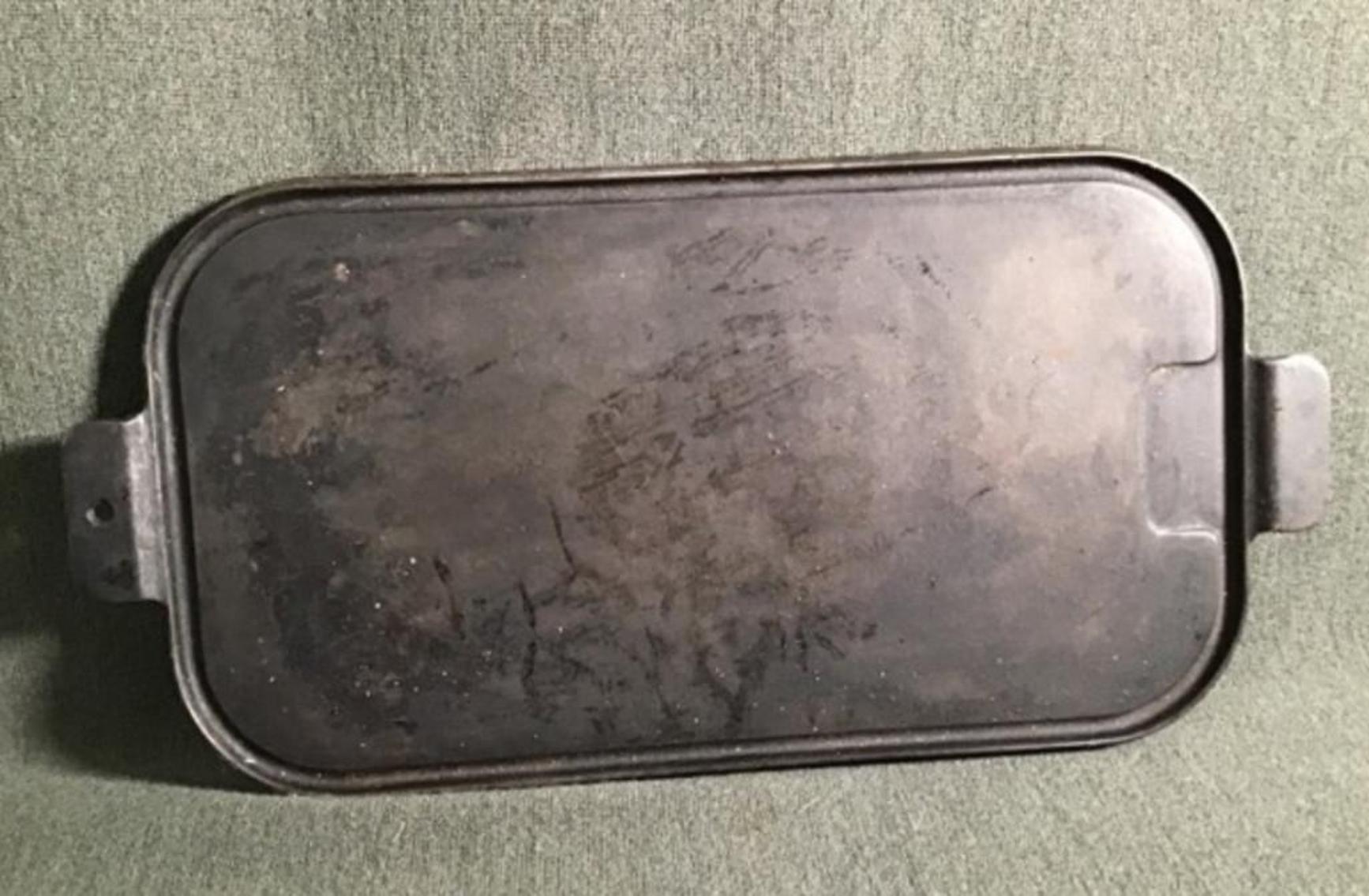 Image for Griswold Cast Iron Muffin Pan & Wagner Ware Utility Grill