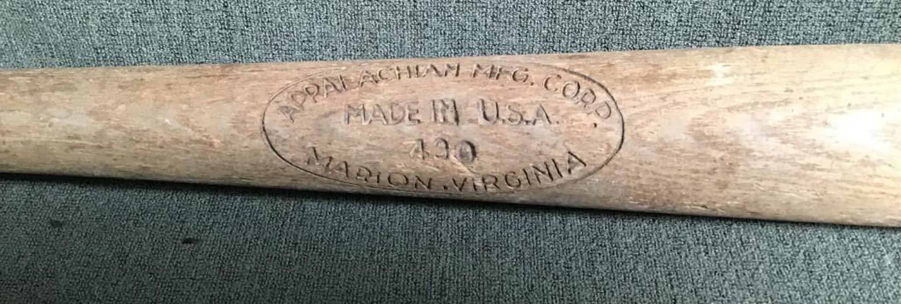 Image for Appalachian Mfg Corp Bat From Marion, Va