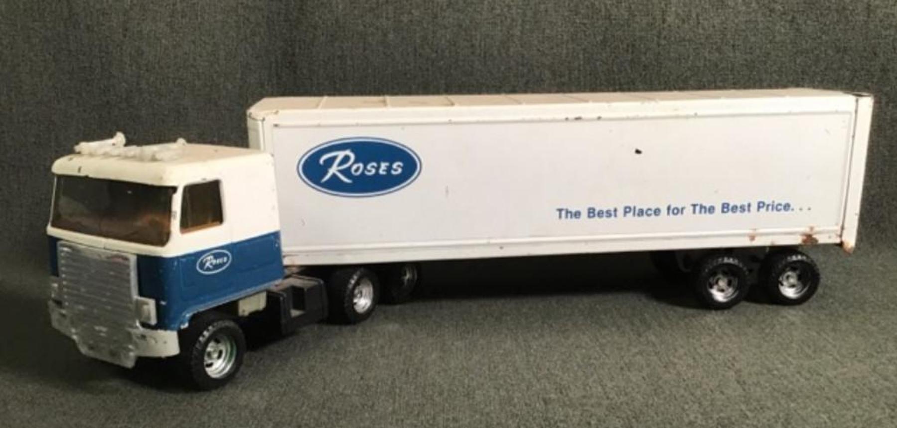 Image for Roses Pressed Tin Truck