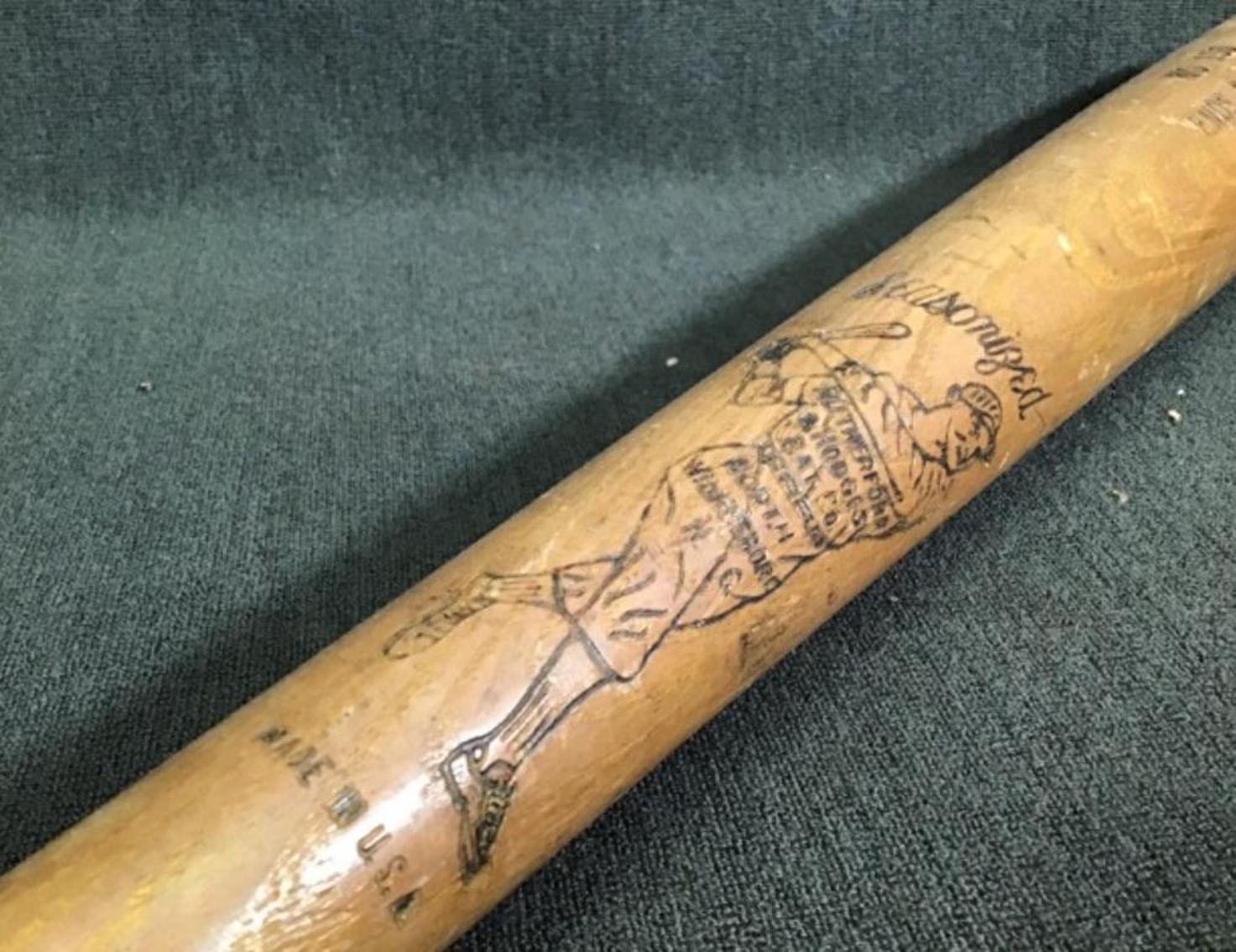 Image for Enos Slaughter Bat From Rutherford And Hodges Bat North Wilkesboro Nc  And Noble Diamond King Bat