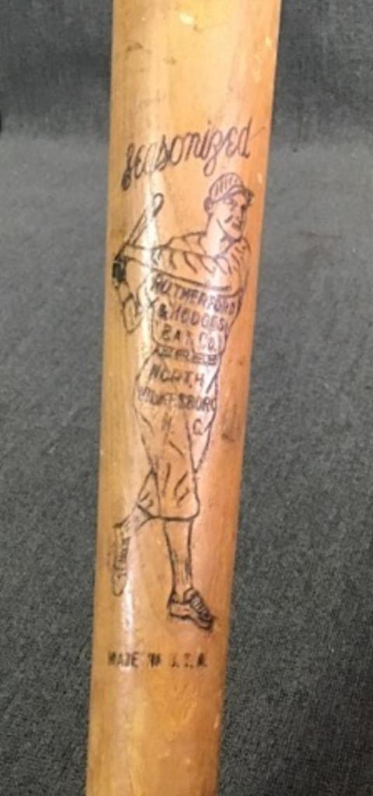 Image for Enos Slaughter Bat From Rutherford And Hodges Bat North Wilkesboro Nc  And Noble Diamond King Bat